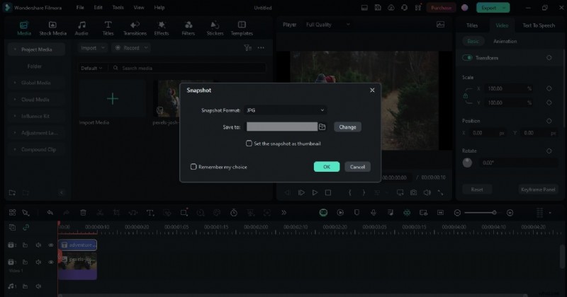 Gebogen tekst maken in foto s:een eenvoudige Filmora-tutorial 