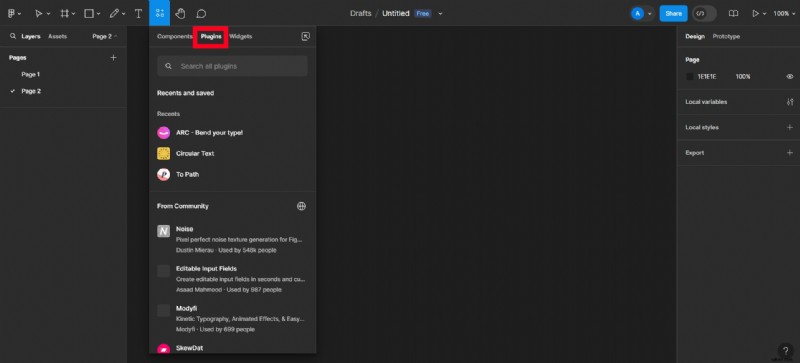 Gebogen tekst beheersen in Figma:een stapsgewijze handleiding