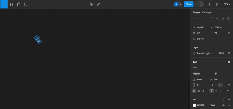 Gebogen tekst beheersen in Figma:een stapsgewijze handleiding