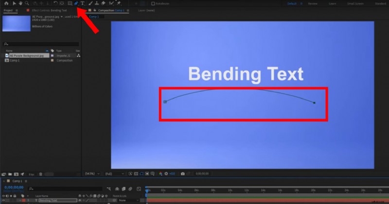 Animeer tekst op een pad in After Effects:een stapsgewijze handleiding 