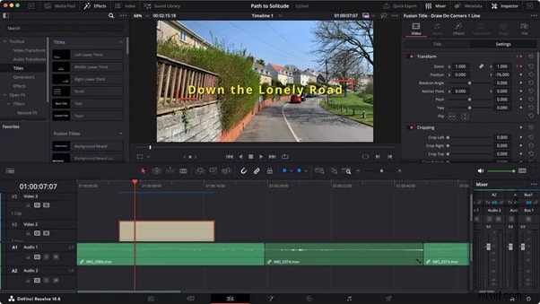 DaVinci Resolve-teksteffecten:een uitgebreide zelfstudie 