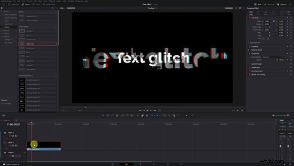 DaVinci Resolve-teksteffecten:een uitgebreide zelfstudie 