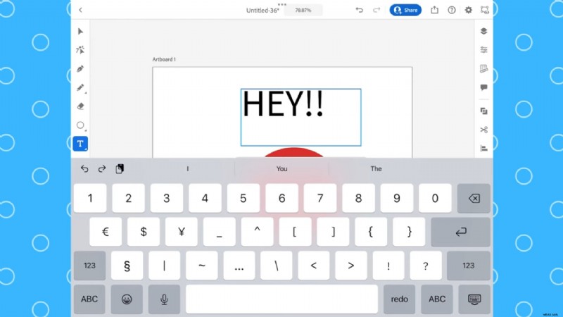 Illustrator op iPad:Mastering Type op pad voor dynamische tekst 
