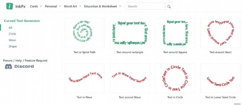 Gratis gebogen tekstgeneratoren:8 online tools voor stijlvolle ontwerpen 