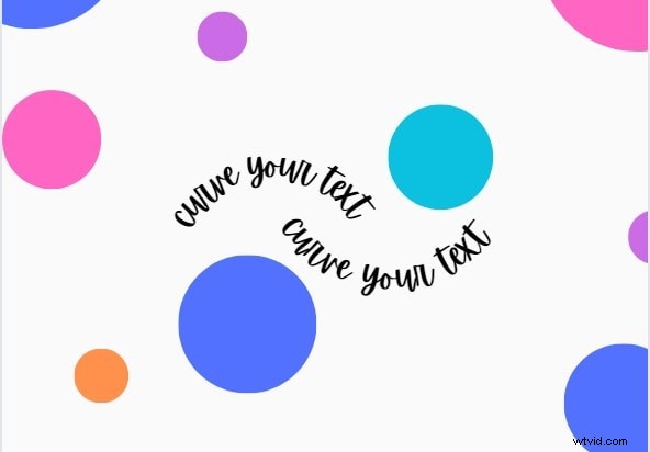 Gebogen tekst toevoegen in Canva:een snelle en eenvoudige handleiding 