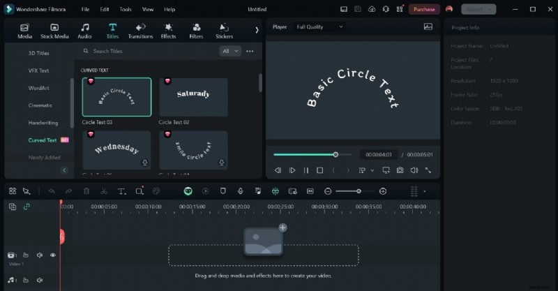 Gebogen tekst toevoegen in Canva:een snelle en eenvoudige handleiding 