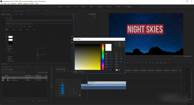 Tekstkleur wijzigen in Adobe Premiere Pro:3 methoden 