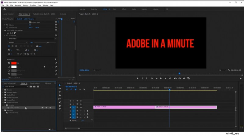 Tekstkleur wijzigen in Adobe Premiere Pro:3 methoden 