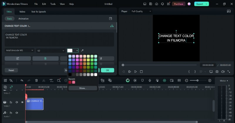 Tekstkleur wijzigen in Adobe Premiere Pro:3 methoden 