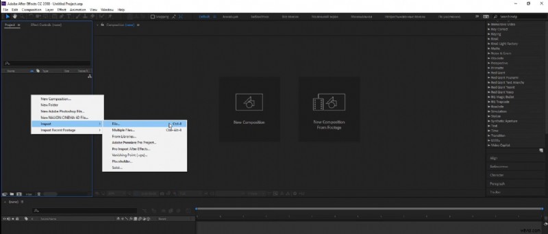 Afbeeldingsreeksen importeren in After Effects:een uitgebreide handleiding