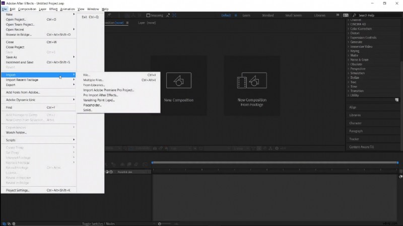 Afbeeldingsreeksen importeren in After Effects:een uitgebreide handleiding