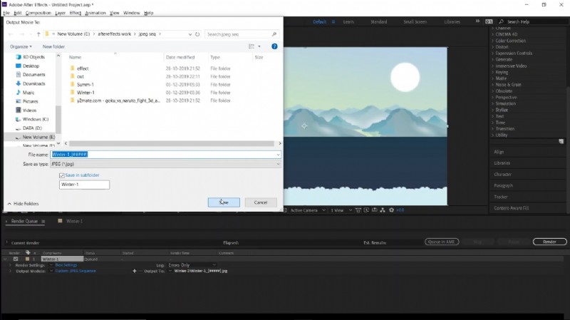 Afbeeldingsreeksen importeren in After Effects:een uitgebreide handleiding