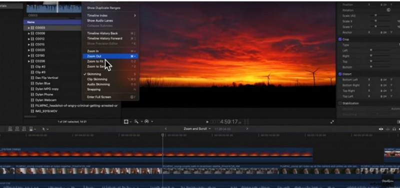 Final Cut Pro:uitzoomen voor verbeterde tijdlijnnavigatie - een uitgebreide gids 
