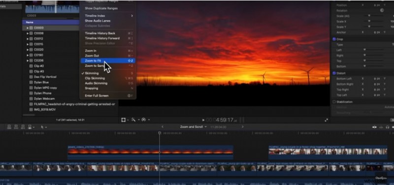 Final Cut Pro:uitzoomen voor verbeterde tijdlijnnavigatie - een uitgebreide gids 