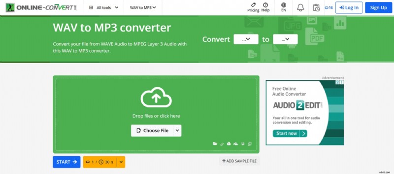 WAV online naar MP3 converteren:gratis en eenvoudig - Toptools en gids 