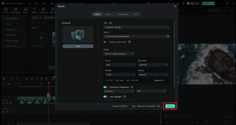 Úpravy souborů VOB přímo ve Filmoře:Jednoduchý průvodce krok za krokem 