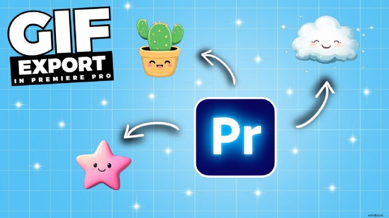 GIF s exporteren vanuit Premiere Pro en Filmora:een eenvoudige workflow 