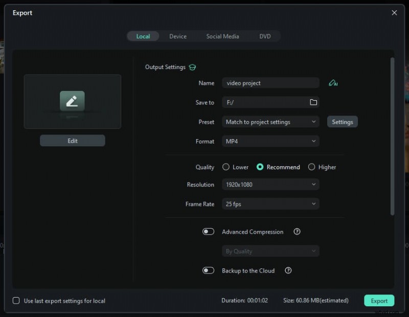 Video converteren naar MP4:7 beste methoden en Filmora-projectconversie 
