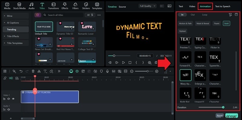 Filmora vs. After Effects:Návody na jednoduché dynamické animace textu 