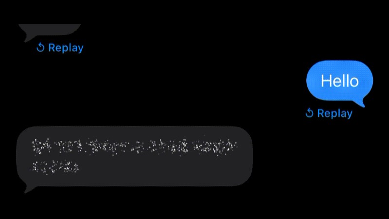 Tekst animeren op iPhone:iMessage en video-effecten (2 methoden) 