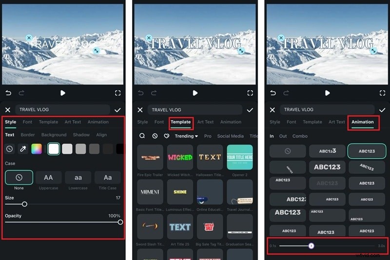 Tekst animeren op iPhone:iMessage en video-effecten (2 methoden) 