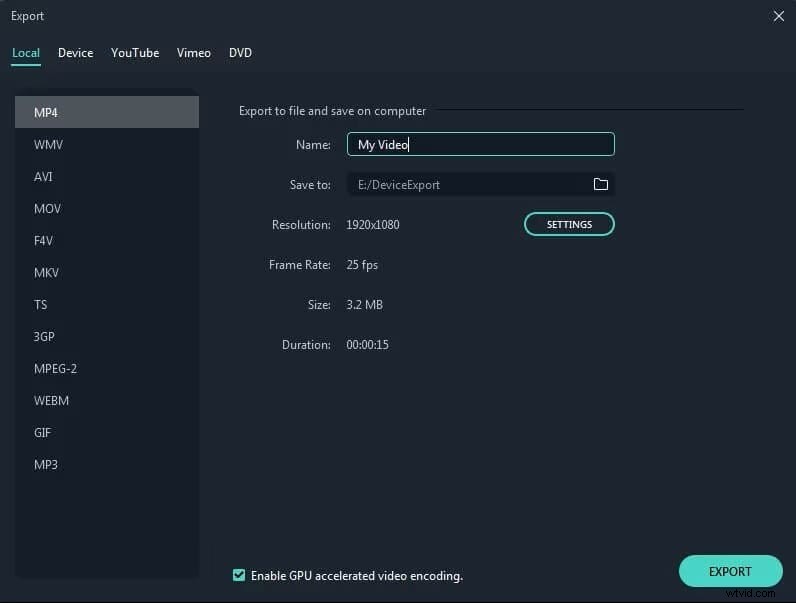 Premiere Pro-exportformaten:kies het beste voor uw video 