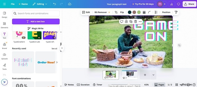 Canva-videobewerking onder de knie krijgen:een beginnershandleiding voor trimmen en meer 