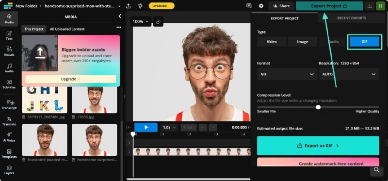 Converteer JPG naar GIF:Gemakkelijke en gratis online converter [2024] 