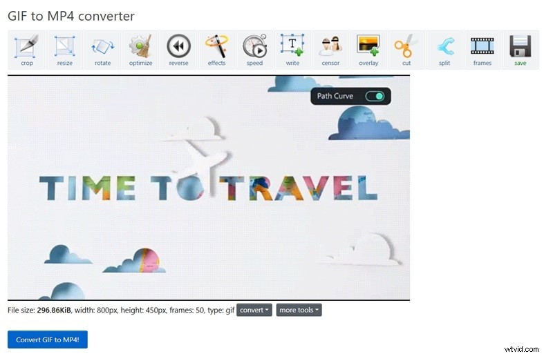 Beste GIF naar MP4-converters:converteer GIF s naar video s van hoge kwaliteit 