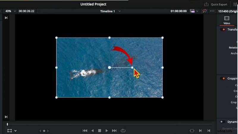 Snelle videorotatie in DaVinci Resolve:een beginnershandleiding 