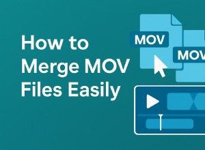 Nejlepší nástroje pro sloučení MOV:Kombinujte své video soubory - 2024 