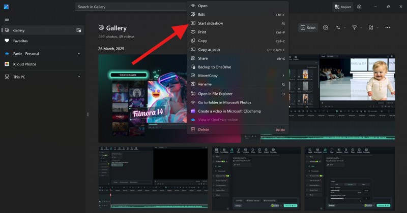 Fotodiavoorstellingen maken en bekijken op Windows 11 en 10 