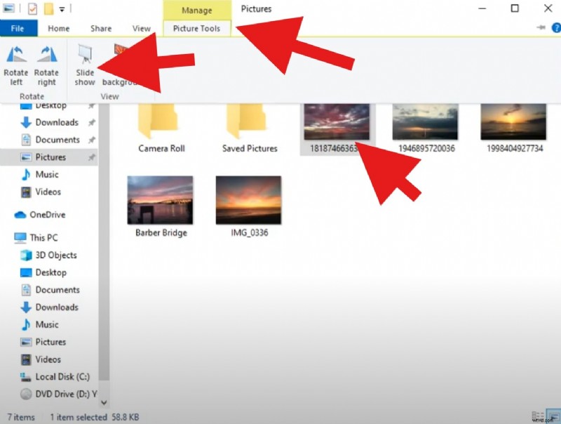 Fotodiavoorstellingen maken en bekijken op Windows 11 en 10 