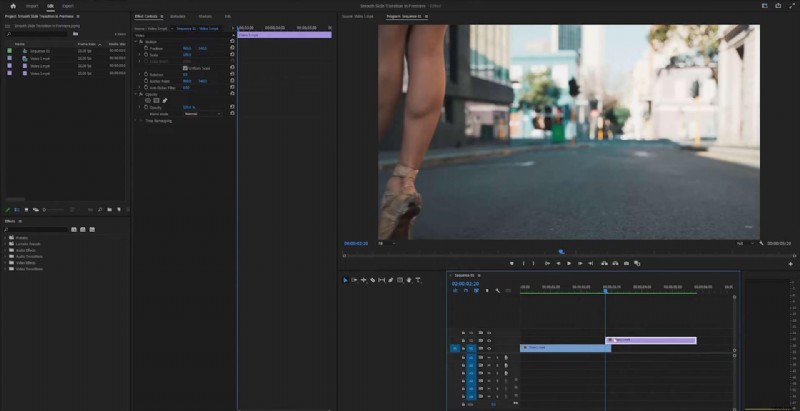 Vloeiende dia-overgangen in Premiere Pro en Filmora:een complete gids 