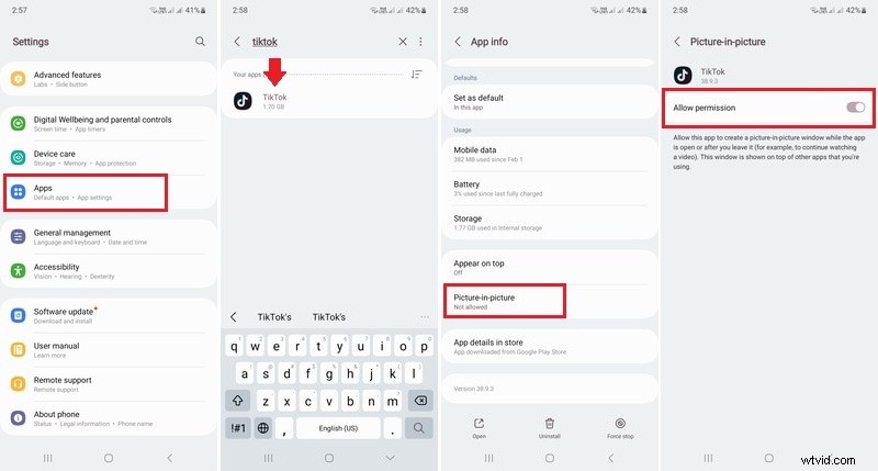 TikTok Picture-in-Picture (PiP):inschakelen en live bekijken op iPhone/Android 