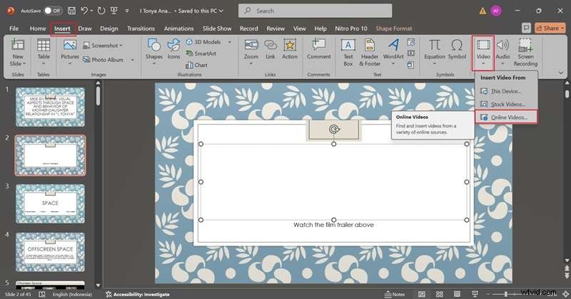 YouTube-video s insluiten in PowerPoint:een stapsgewijze handleiding 