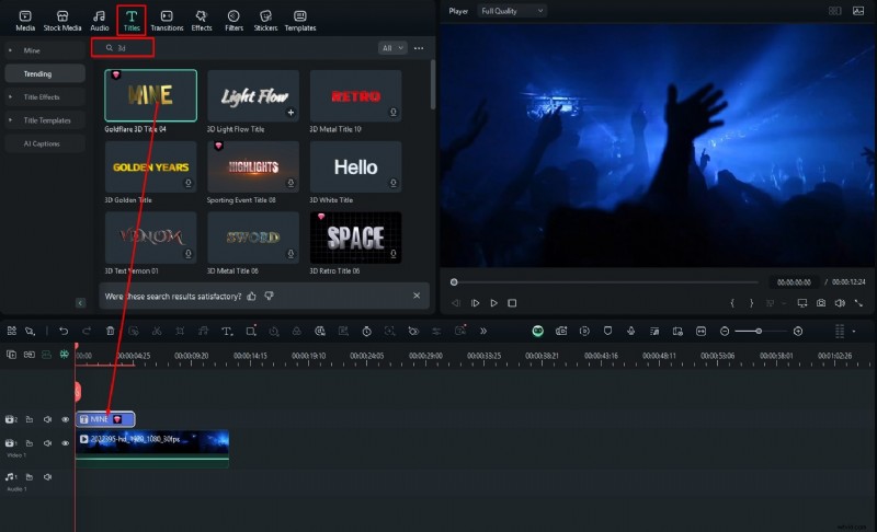 Filmora-tutorial:maak verbluffende 3D-teksteffecten voor video s 