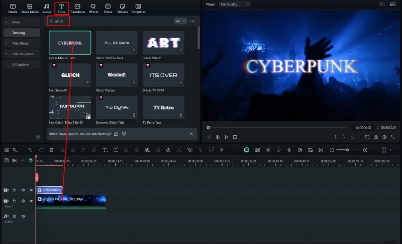 Filmora:Glitch-teksteffecten toevoegen en video s verbeteren | Videobewerkingssoftware 