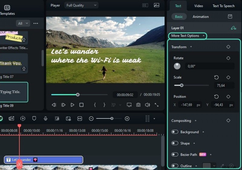 Filmora:voeg boeiende tekst toe aan je iPhone-video s - een korte handleiding 