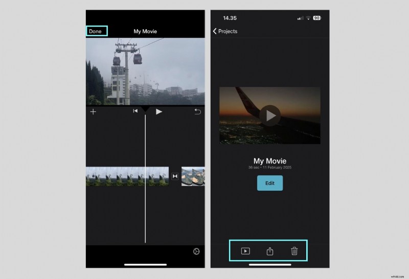 Videoclips samenvoegen in iMovie (iPhone en Mac) - een stapsgewijze handleiding 