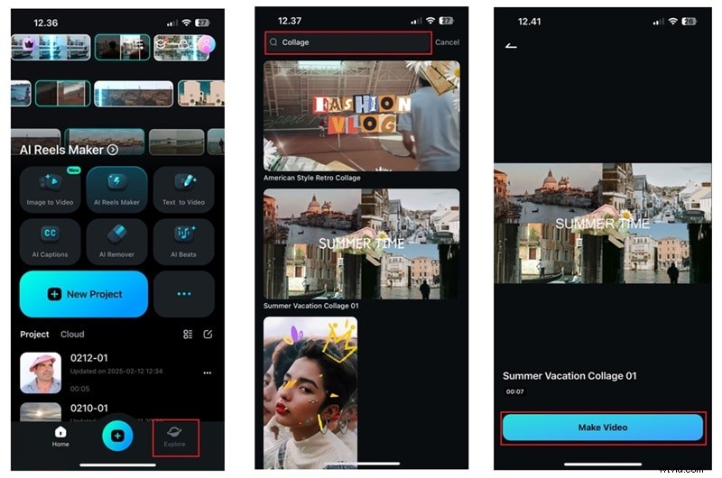 Maak verbluffende videocollages op de iPhone:een eenvoudige handleiding 