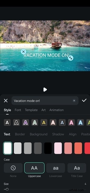 Filmora:eenvoudige tekstanimatie - sjablonen en effecten (mobiel en desktop) 