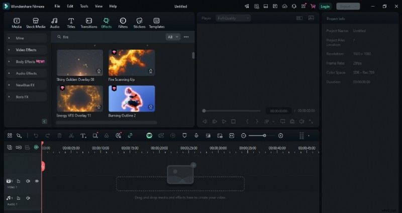 Filmora-tutorial:maak een verbluffend vuurlogo-onthulling 