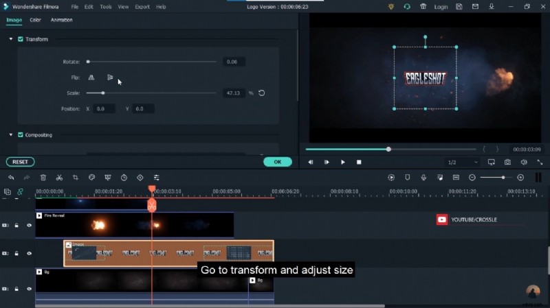 Filmora-tutorial:maak een verbluffend vuurlogo-onthulling 