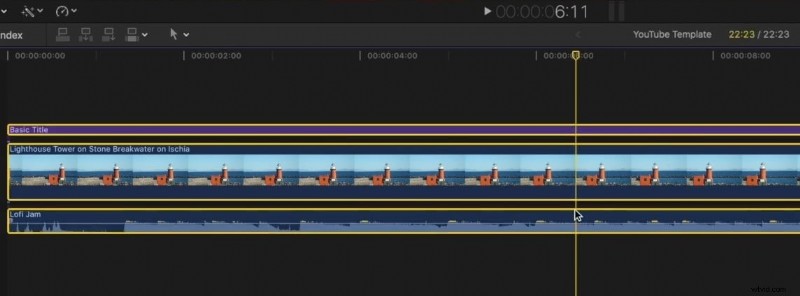 Het splitsen van clips beheersen in Final Cut Pro:een stapsgewijze handleiding 