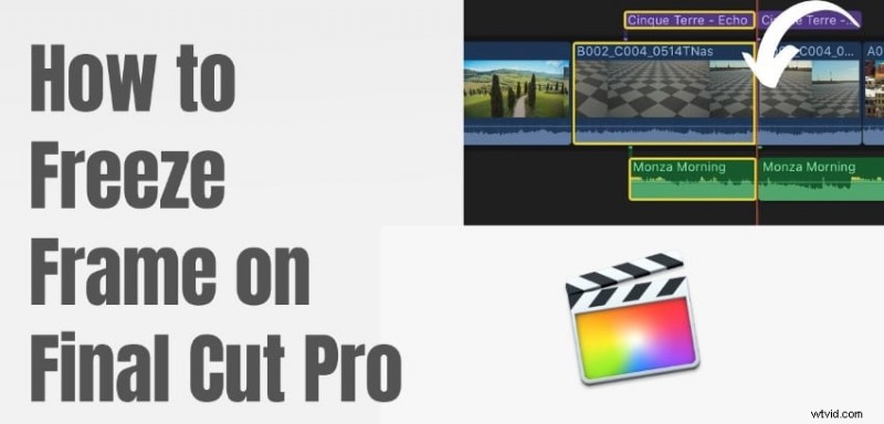 Freeze Frames toevoegen in Final Cut Pro:een complete, professionele zelfstudie 