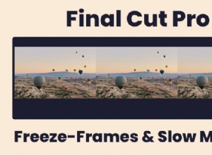 Domina la cámara lenta y los fotogramas congelados en Final Cut Pro para obtener impresionantes efectos de vídeo 