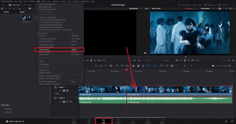 Beheers Freeze Frames in DaVinci Resolve:een complete handleiding 