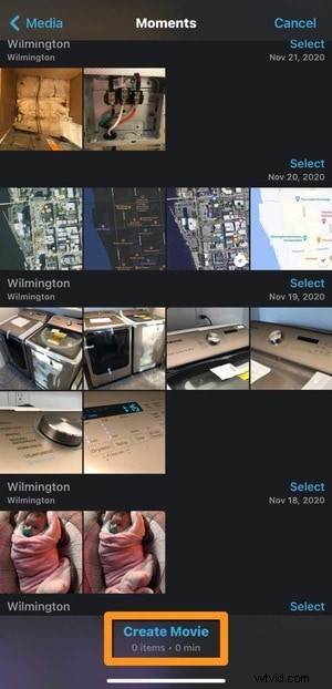 Jak přetáčet videa v iMovie:Průvodce pro Mac a iPhone 