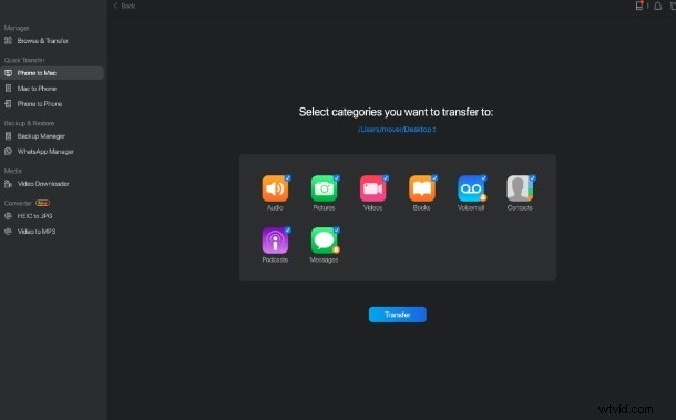 Jak přenášet velká videa z iPhone do Mac:Rychlé a spolehlivé metody 